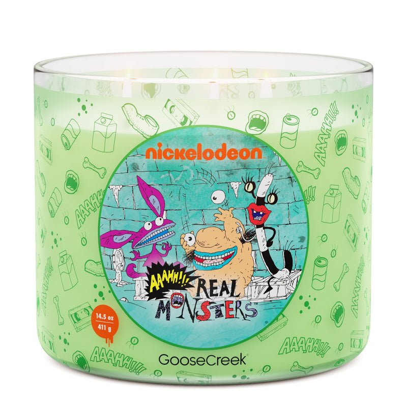 Aaahh!! Real Monsters Nickelodeon 3-Wick Candle F0
