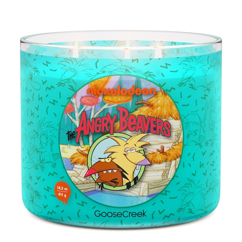 Angry Beavers Nickelodeon 3-Wick Candle M5