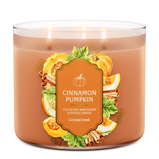 Cinnamon Pumpkin 3-Wick Candle