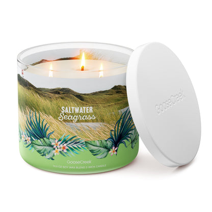 Saltwater Seagrass 3-Wick Candle