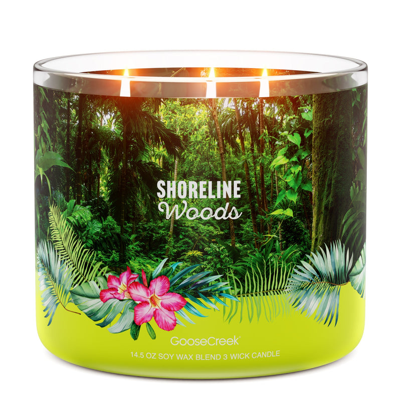 Shoreline Woods 3-Wick Candle H5